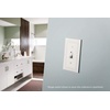 image:imageFranklin Brass Classic Architecture 1Pack Decorative Light Switch Cover Wall Plates Pure White 4Gang Wall Plate Quad Toggle Plate Guards Electrical Outlet Guard W35251PWC3 Count Pack of 1