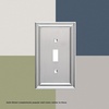 image:imageFranklin Brass Classic Beaded Single Toggle Wall Plate  1Gang  ETL Certified  GFI Outlet  Decorative Switch Cover  Toggle Switch Cover  W35058SNC  Modern Brushed Nickel Finish  1 Pack