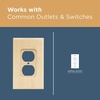 image:imageFranklin Brass Wood Square 3Pack Decorative Light Switch Cover Wall Plates Unfinished Wood 1Gang Wall Plate Toggle Plate Guards Electrical Outlet Guard W10393VUNC3 Pack