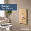 image:imageFranklin Brass Wood Square 3Pack Decorative Light Switch Cover Wall Plates Unfinished Wood 1Gang Wall Plate Toggle Plate Guards Electrical Outlet Guard W10393VUNC3 Pack
