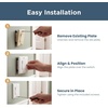 image:imageFranklin Brass Wood Square 3Pack Decorative Light Switch Cover Wall Plates Unfinished Wood 1Gang Wall Plate Toggle Plate Guards Electrical Outlet Guard W10393VUNC3 Pack