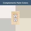 image:imageFranklin Brass Wood Square 3Pack Decorative Light Switch Cover Wall Plates Unfinished Wood 1Gang Wall Plate Toggle Plate Guards Electrical Outlet Guard W10393VUNC3 Pack