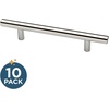 image:imageFranklin Brass 10Pack  Stainless Steel Cabinet Handles 3 Inch Hole Center Modern Pulls for Drawers Kitchen Cabinet Door Dressers  Solid BarStainless Steel
