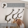 image:imageFranklin Brass Ruavista 5Pack Coat and Hat Wall Hooks Double Hooks for Hanging Bronze wCopper Highlights Wall Mount Hanger Backpack Purse Bag Towel Organization Decorative Wall Hooks 137246MBronze with Copper Highlights
