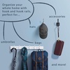 image:imageFranklin Brass Ruavista 5Pack Coat and Hat Wall Hooks Double Hooks for Hanging Bronze wCopper Highlights Wall Mount Hanger Backpack Purse Bag Towel Organization Decorative Wall Hooks 137246MBronze with Copper Highlights