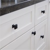 image:imageFranklin Brass 10 Pack Matte Black Cabinet Handles 334 inch 96mm Kitchen Cabinet Handles and Drawer Pulls for Cupboards and Dressers  SteppedMatte Black