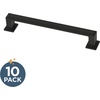 image:imageFranklin Brass 10 Pack Matte Black Cabinet Handles 334 inch 96mm Kitchen Cabinet Handles and Drawer Pulls for Cupboards and Dressers  SteppedMatte Black