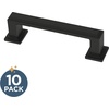 image:imageFranklin Brass 10 Pack Matte Black Cabinet Handles 334 inch 96mm Kitchen Cabinet Handles and Drawer Pulls for Cupboards and Dressers  SteppedMatte Black