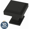 image:imageFranklin Brass 10 Pack Matte Black Cabinet Handles 334 inch 96mm Kitchen Cabinet Handles and Drawer Pulls for Cupboards and Dressers  SteppedMatte Black