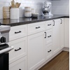 image:imageFranklin Brass 10 Pack Matte Black Cabinet Handles 334 inch 96mm Kitchen Cabinet Handles and Drawer Pulls for Cupboards and Dressers  SteppedMatte Black