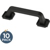 image:imageFranklin Brass 10 Pack Polished Nickel Cabinet Handles 3 inch 76mm Kitchen Cabinet Handles and Drawer Pulls for Cupboards and Dressers Notched BackplateMatte Black