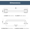 image:imageFranklin Brass 10 Pack Polished Nickel Cabinet Handles 3 inch 76mm Kitchen Cabinet Handles and Drawer Pulls for Cupboards and Dressers Notched BackplateMatte Black