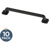 image:imageFranklin Brass 10 Pack Polished Nickel Cabinet Handles 3 inch 76mm Kitchen Cabinet Handles and Drawer Pulls for Cupboards and Dressers Notched BackplateMatte Black