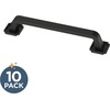 image:imageFranklin Brass 10 Pack Polished Nickel Cabinet Handles 3 inch 76mm Kitchen Cabinet Handles and Drawer Pulls for Cupboards and Dressers Notched BackplateMatte Black
