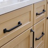 image:imageFranklin Brass 10 Pack Polished Nickel Cabinet Handles 3 inch 76mm Kitchen Cabinet Handles and Drawer Pulls for Cupboards and Dressers Notched BackplateMatte Black