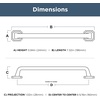 image:imageFranklin Brass 10 Pack Polished Nickel Cabinet Handles 3 inch 76mm Kitchen Cabinet Handles and Drawer Pulls for Cupboards and Dressers Notched BackplateMatte Black