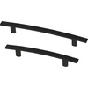 image:imageFranklin Brass 10Pack  Matte Black Cabinet Handles 5116 Inch Hole Center Casual Pulls for Drawers Kitchen Cabinet Door Dressers  Subtle ArchMatte Black