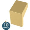 image:imageFranklin Brass 10Pack  Modern Gold Cabinet Knobs for Dressers Drawers Kitchen Cabinet Door Vanity Furniture Closet Knobs 1116 Inch Square  MirroredModern Gold