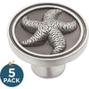image:imageFranklin Brass 5 Pack Brushed Pewter Cabinet Handles 3 inch 76mm Kitchen Cabinet Handles and Drawer Pulls for Cupboards and Dressers  Seaside CottageBrushed Pewter