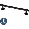 image:imageFranklin Brass 5Pack  Champagne Bronze Cabinet Handles 4 Inch Hole Center Casual Pulls for Drawers Kitchen Cabinet Door Dressers  FranciscoMatte Black Antimicrobial