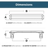 image:imageFranklin Brass 5Pack  Champagne Bronze Cabinet Handles 5116 Inch Hole Center Classic Pulls for Drawers Kitchen Cabinet Door Dressers  Napier