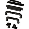 image:imageFranklin Brass 5Pack  Matte Black Cabinet Knobs for Dressers Drawers Kitchen Cabinet Door Vanity Furniture Closet Knobs 114 Inch Round  Iron CraftMatte Black