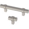 image:imageFranklin Brass Simple Wrapped Bar 30Pack Cabinet Knobs Stainless Steel Hardware for Kitchen Drawer Pulls Dressers Closet Door 114 P46648KSSB2Stainless Steel