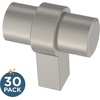 image:imageFranklin Brass Simple Wrapped Bar 30Pack Cabinet Knobs Stainless Steel Hardware for Kitchen Drawer Pulls Dressers Closet Door 114 P46648KSSB2Stainless Steel
