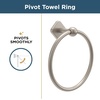 image:imageFranklin Brass Gainesville 4Piece Bathroom Set Satin Gold 18  6 Towel Rack Toilet Paper Holder Hand Towel Holder Hook  4Piece Bath Hardware Accessories Set GNV64SGSatin Nickel