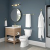 image:imageFranklin Brass Gainesville 4Piece Bathroom Set Satin Gold 18  6 Towel Rack Toilet Paper Holder Hand Towel Holder Hook  4Piece Bath Hardware Accessories Set GNV64SGSatin Gold