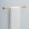 image:imageFranklin Brass Hartwell 1Pack 18 Towel Rack w 6 Extender for Bathroom Satin Gold Towel Bar for Bathroom Wall Mounted Towel Holder Rod HRT26SGSatin Gold