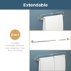 image:imageFranklin Brass Hartwell 1Pack 18 Towel Rack w 6 Extender for Bathroom Satin Gold Towel Bar for Bathroom Wall Mounted Towel Holder Rod HRT26SGSatin Gold