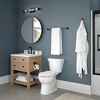image:imageFranklin Brass Kildare 1Pack Toilet Paper Holder Euro Single Post Tissue Roll Wall Mount TP Storage Satin Gold Bathroom Decor Accessories KLD50SGMatte Black