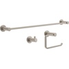 image:imageFranklin Brass Kildare 1Pack Toilet Paper Holder Euro Single Post Tissue Roll Wall Mount TP Storage Satin Gold Bathroom Decor Accessories KLD50SGSatin Nickel