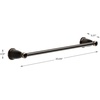 image:imageFranklin Brass Kinla 1Pack 18 Towel Rack for Bathroom Polished Chrome Towel Bar for Bathroom Wall Kitchen Towel Holder Rod Wall Mounted Bathroom Accessories KIN18PC1Oil Rubbed Bronze