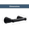 image:imageFranklin Brass Kinla 1Pack Toilet Paper Holder Satin Nickel Tissue Roll Holder for Bathroom Organization and Storage SpringLoaded Toilet Tissue Holder Wall Bathroom Accessories KIN50SN1Matte Black