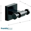 image:imageFranklin Brass Maxted 1Pack Towel Hooks Venetian Bronze Bathroom Hooks Wall Mounted for Robes amp Towels 2Prong Hand Towel Hook Holder Kitchen Bath Bathroom Accessories MAX35VBR