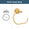 image:imageFranklin Brass Voisin 1Pack Hand Towel Ring Satin Gold Holder for Wall Mount Round Hanger for Kitchen Bathroom Accessories VOI46BBSatin Gold
