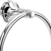 image:imageFranklin Brass Woodruff 1Pack Hand Towel Holder Satin Nickel Towel Racks for Bathroom Wall Round Towel Ring Holder for Bath Towel Hanger for Kitchen Bathroom Accessories WDRF46SNPolished Chrome