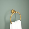 image:imageFranklin Brass Woodruff 1Pack Hand Towel Holder Satin Nickel Towel Racks for Bathroom Wall Round Towel Ring Holder for Bath Towel Hanger for Kitchen Bathroom Accessories WDRF46SNSatin Gold