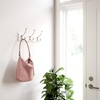 image:imageFranklin Brass Pilltop 1Pack 15 Coat Rack Wall Mount Matte BlackNickel Metal Hat Rack 3 Hooks Hook Rail for Clothes Towels Purses Bags Kitchen Entry Closet Organization B46715K218CPure White  Nickel