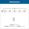 image:imageFranklin Brass Post 1Pack 27 Coat Rack Wall Mount White Hat Rack with 5 Hooks Mounted Hanging Hook Rail for Clothes Towels Purses Bags Kitchen Entry Closet Organization B48031K480RPure White  Matte Black