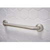 image:imageSafety First 5918SN Beveled Edge Concealed Mount Safety Bath and Shower Grab Bar 114Inch x 18Inch Satin NickelSatin Nickel