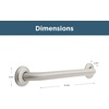 image:imageSafety First 5918SN Beveled Edge Concealed Mount Safety Bath and Shower Grab Bar 114Inch x 18Inch Satin NickelSatin Nickel