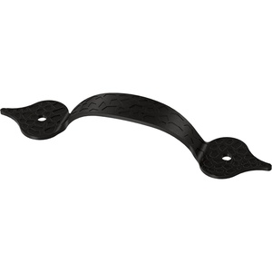 image:imageFranklin Brass 5Pack  Matte Black Cabinet Handles 312 Inch Hole Center Classic Pulls for Drawers Kitchen Cabinet Door Dressers  Hammercraft312 89mm Pack of 10
