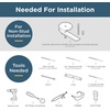 image:imageFranklin Brass Voisin 1Pack 24 ADA Grab Bar Bathtub Handle Safety in Bright Stainless Steel 114 diameter Wall Mount Shower Handicap VOI5924BS36 Inch