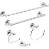 image:imageFranklin Brass Voisin 1Pack 24 ADA Grab Bar Bathtub Handle Safety in Bright Stainless Steel 114 diameter Wall Mount Shower Handicap VOI5924BS36 Inch